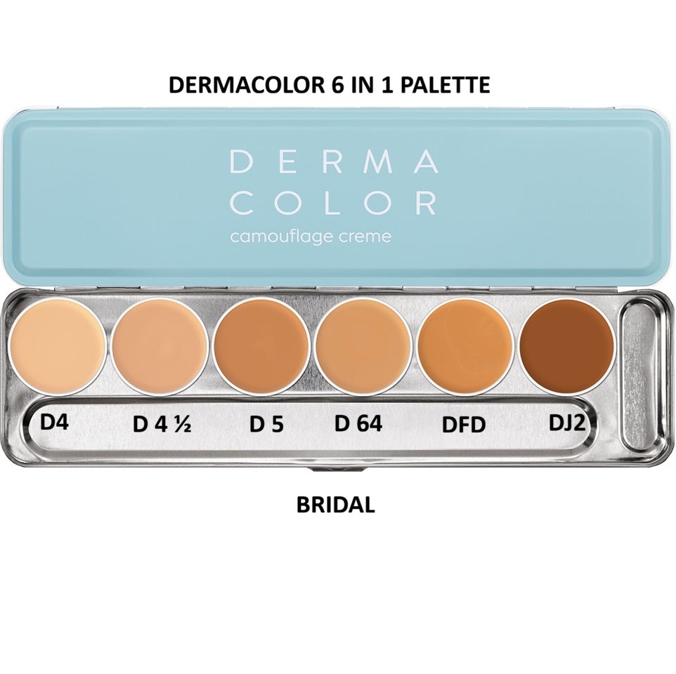Derma Color Camouflage Cream Palette 6X1 { Bridal }