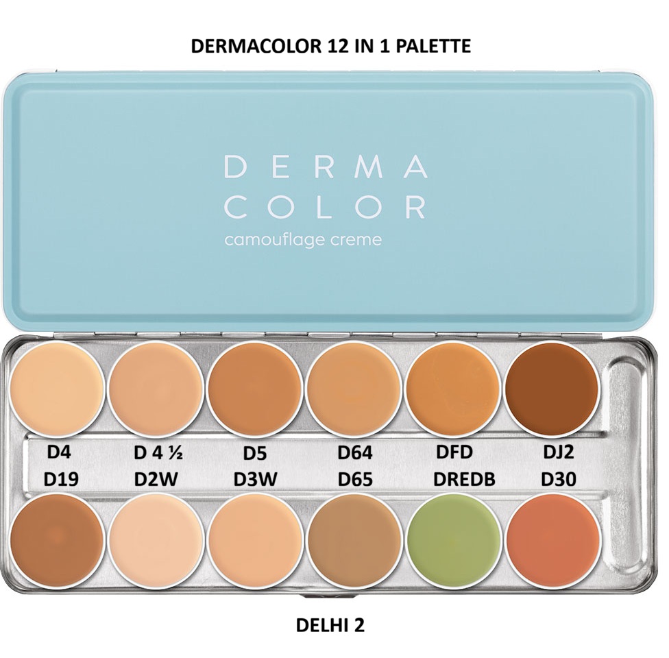 Derma Color Camouflage Cream Palette 12X1 { Delhi-2 }
