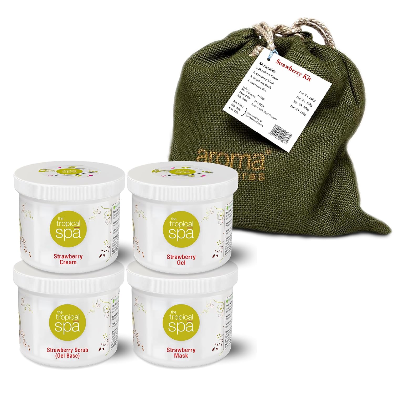 Aroma Treasures Tropical Spa Strawberry facial kit