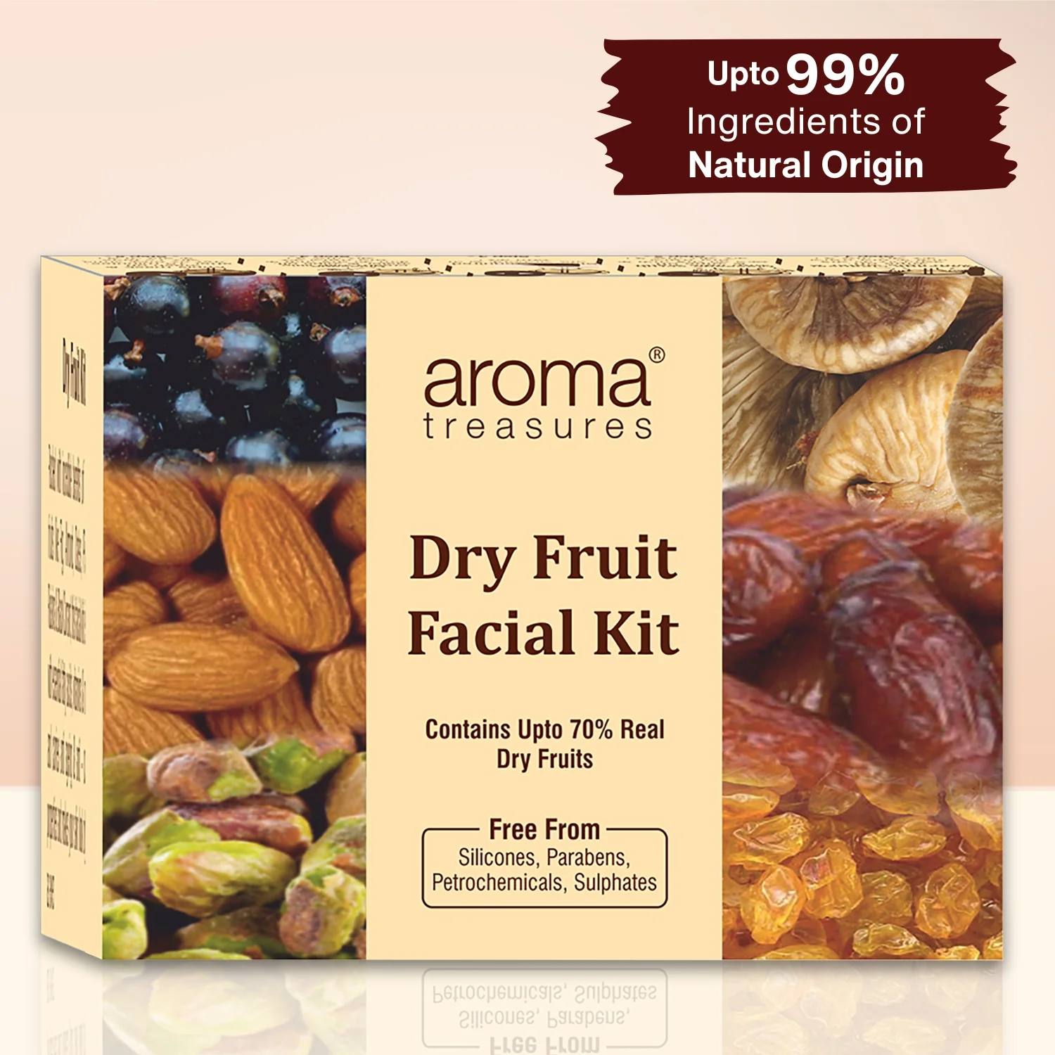 Aroma Treasures Dry Fruit Facial Kit - For All Skin Types