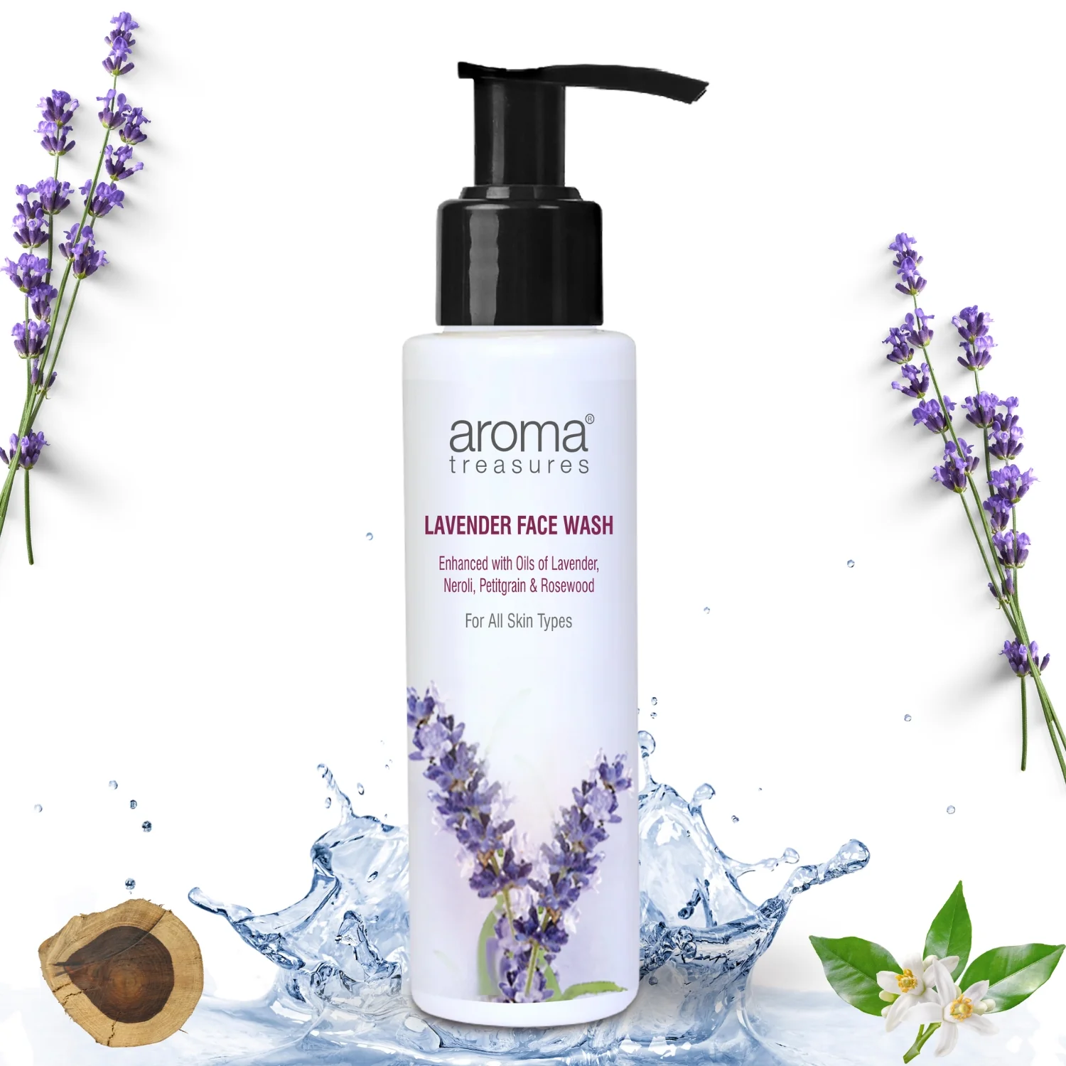 Aroma Treasures Lavender Face Wash - 100 ml