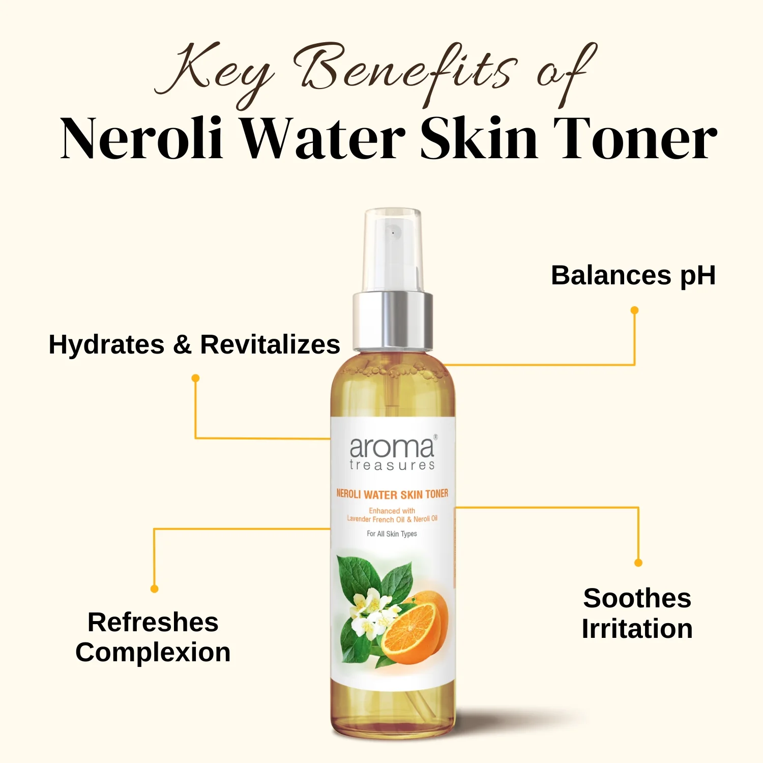 Aroma Treasures Neroli Water Skin Toner (100 ml)