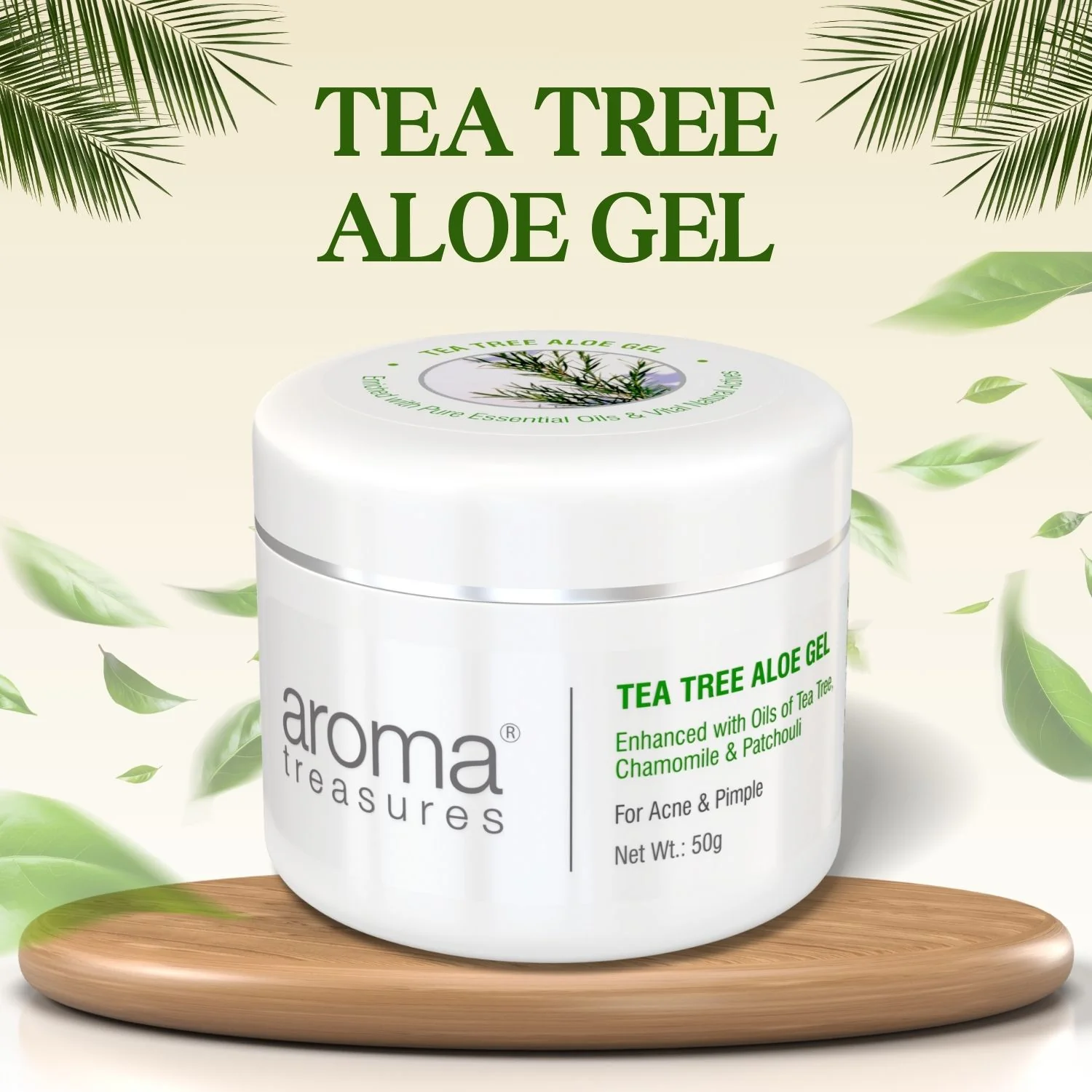 Tea Tree Aloe Gel for Acne / Pimples (50g)