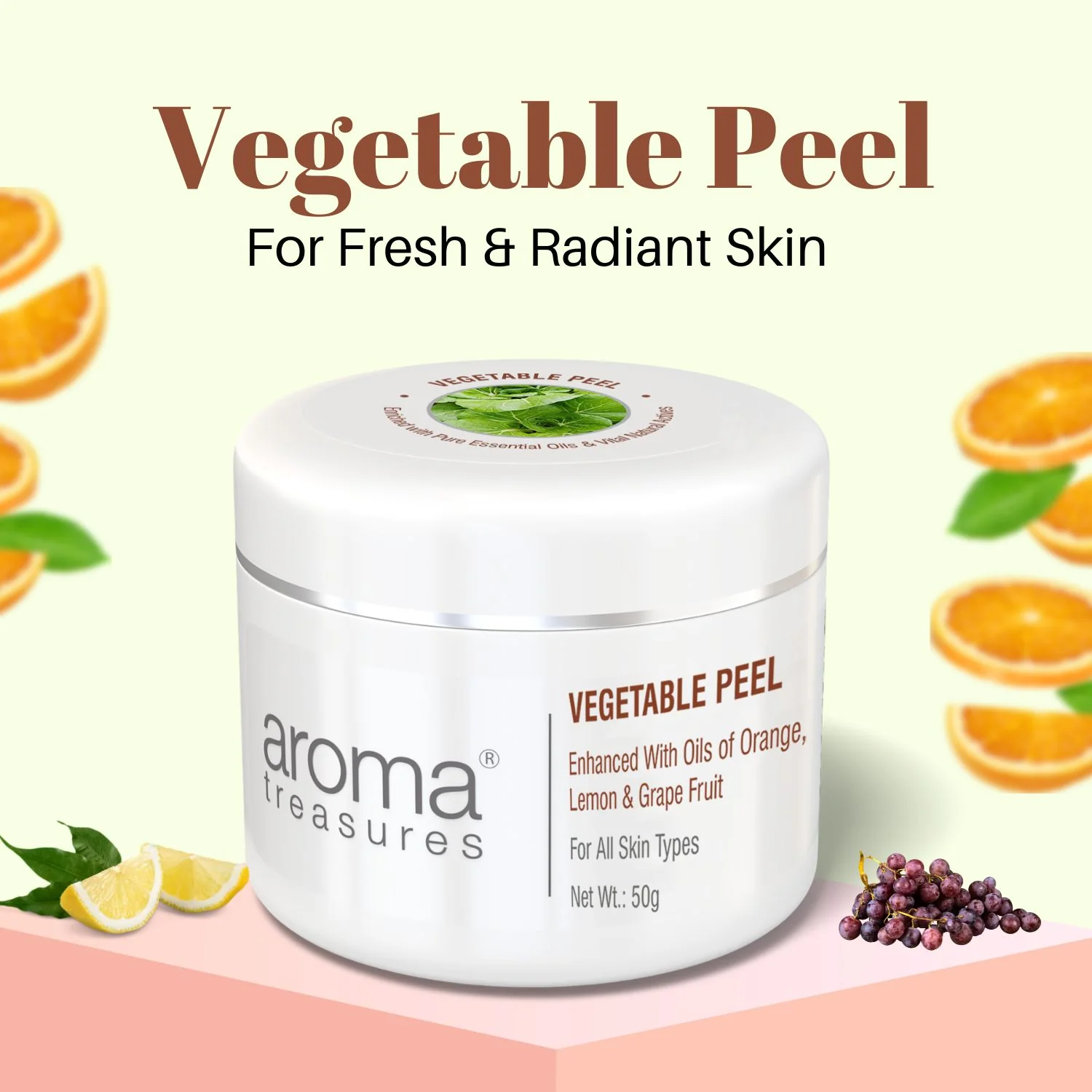 Aroma Treasures Vegetable Peel (For Fresh & Radiant Skin)-50g
