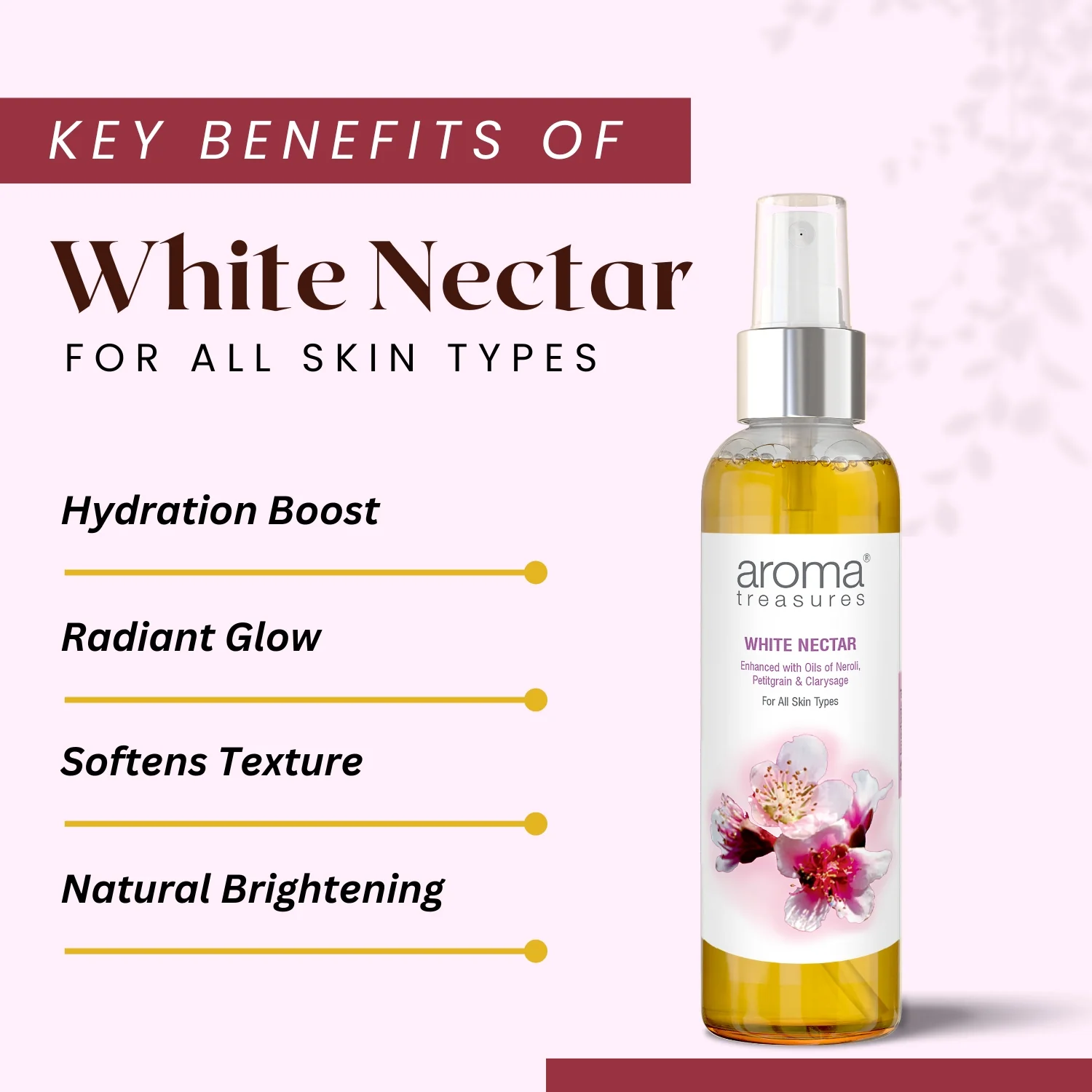 Aroma Treasures White Nectar - 100ml