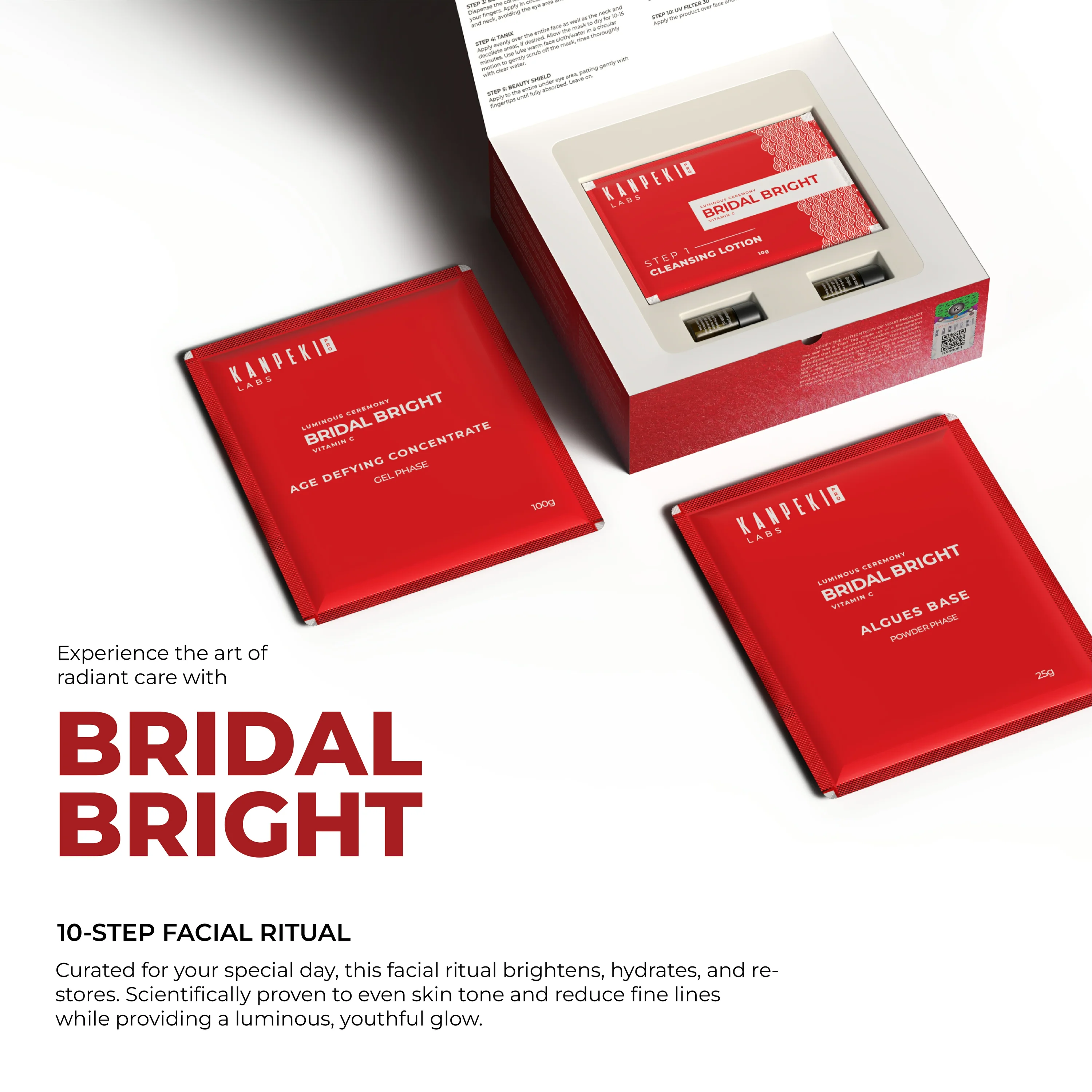 KANPEKI Labs Pro  Bridal Bright 10-Step